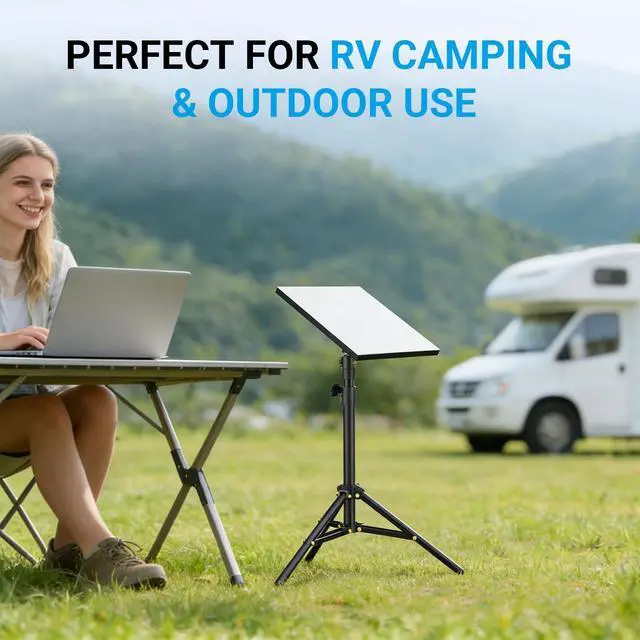 Alt view image 7 of 7 - Starlink Mini Tripod Mount with Adapter - Height Adjustable & 360° Tilt, Compatible with Starlink Mini Terminal, Portable Sturdy Stand for RV Camping & Outdoor Use