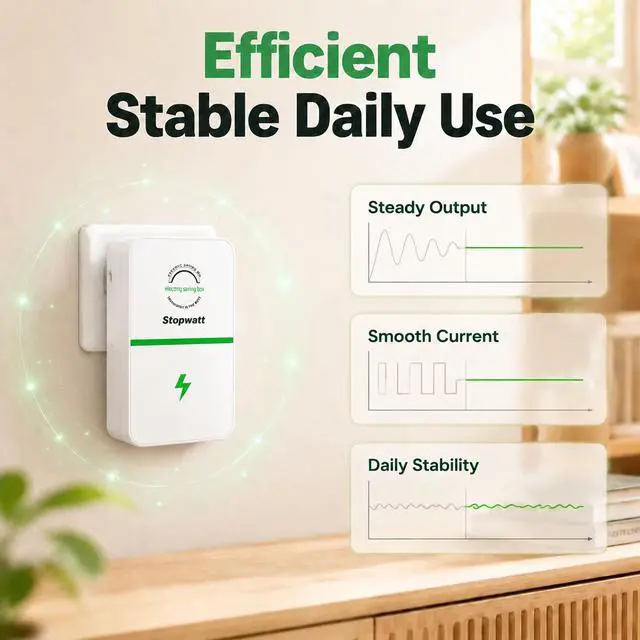Alt view image 5 of 7 - Stop watt Smartplug Device for Home Office, US Plug, 4 Pack White (4PCS)
