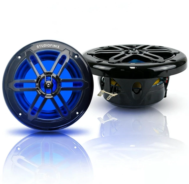 Main image of 5.25 Inch 500W Marine Speakers with LED Lights -2 Way Weather Resistant Boat Speakers Perfect for Boats, ATVs, UTVs Pair,Black