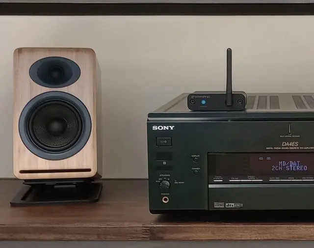 Alt view image 5 of 7 - B1 Bluetooth Receiver for Home Stereo System Bluetooth 5.3 | Adaptive, 32-Bit DAC, Wireless Audio Receiver for Amplifiers, Receivers & Powered Speakers