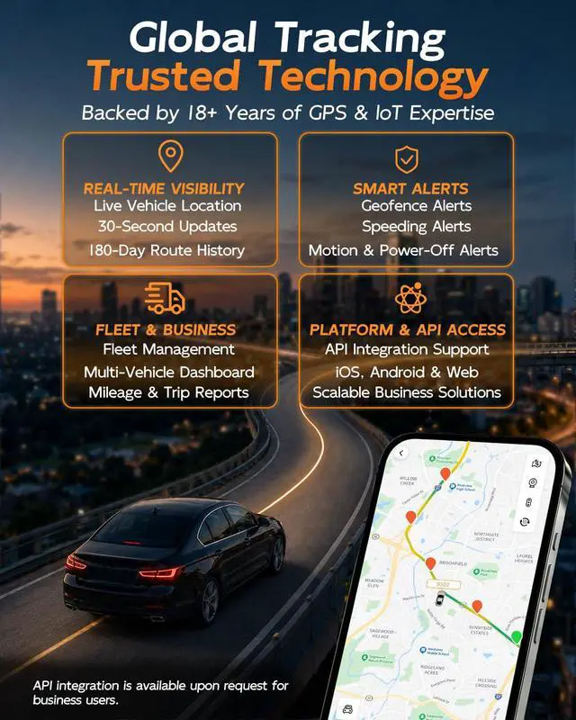 Alt view image 5 of 7 - OBD GPS Tracker for Vehicles, No Subscription, No Monthly Fees | Global 4G LTE, Real-Time Location,Built-in SIM, Data Plan Included, Plug & Play Car Tracker, Geofence Alerts, Cars & Fleets