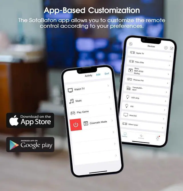 Alt view image 5 of 7 - X1S Smart Remote Control with Hub,All-in-One Customizable Activities, Improved Scroll,Customizable Keys, One-Touch Macros Button, Compatible IR/Bluetooth/WiFi Device