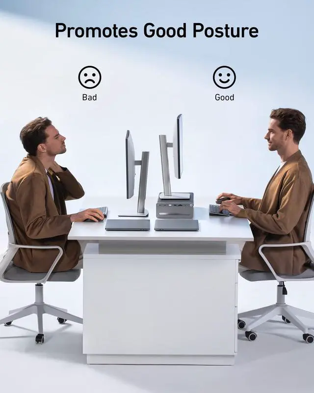 Alt view image 4 of 6 - 675 USB-C Docking Station, 12-in-1 Monitor Stand, Wireless Charging | 2 USB-C 10Gbps and 3 USB-A 10Gbps Ports, 4K@60Hz HDMI, Ethernet, SD/TF Card Reader, for ThinkPad, MacBook Pro and More