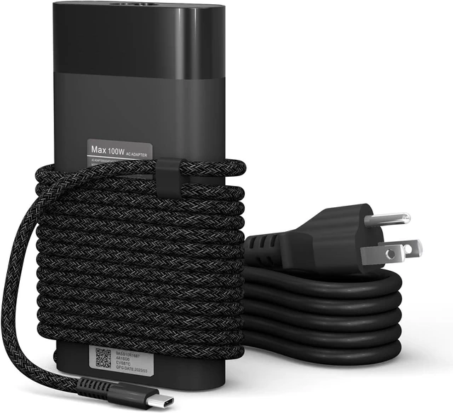 Main image of 100W USB C Laptop Charger for HP Pavilion Plus 14 14-ew1010nr Spectre Fold 17 x360 16-aa0047nr ZBook Firefly 14 16 G11 Envy 17-cw1087nr TPN-LA31 N57041-001 Tyce-C Charger Power Adapter