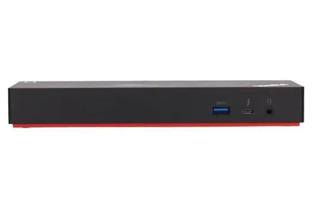 Alt view image 2 of 4 - USA ThinkPad Thunderbolt 3 Dock Gen 2 135W (40AN0135US) Dual UHD 4K Display Capability, 2 HDMI, 2 DP, USB-C, USB 3.1, Black
