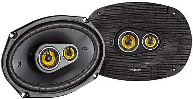 Main image of CS Series 150 Watt 6 x 9 Inch Car Audio Coaxial Speaker Pair, Black | Factory upgrade for trucks and SUVs, smooth highs, strong midbass, easy drop-in door and rear deck install, durable build