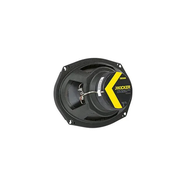 Alt view image 3 of 7 - CS Series 150 Watt 6 x 9 Inch Car Audio Coaxial Speaker Pair, Black | Factory upgrade for trucks and SUVs, smooth highs, strong midbass, easy drop-in door and rear deck install, durable build