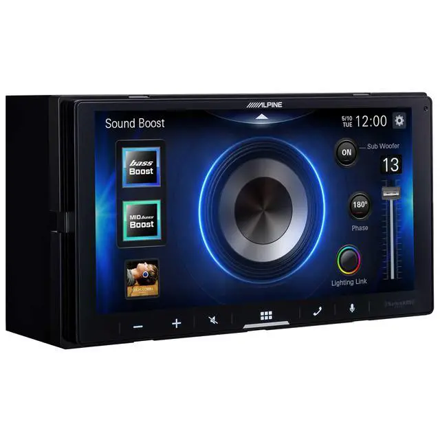 Alt view image 4 of 7 - iLX-W670 Digital Multimedia Receiver with CarPlay and Android Auto Compatibility | Shallow chassis easy install, 7 inch touchscreen display, bluetooth hands free calling, mechless car stereo design