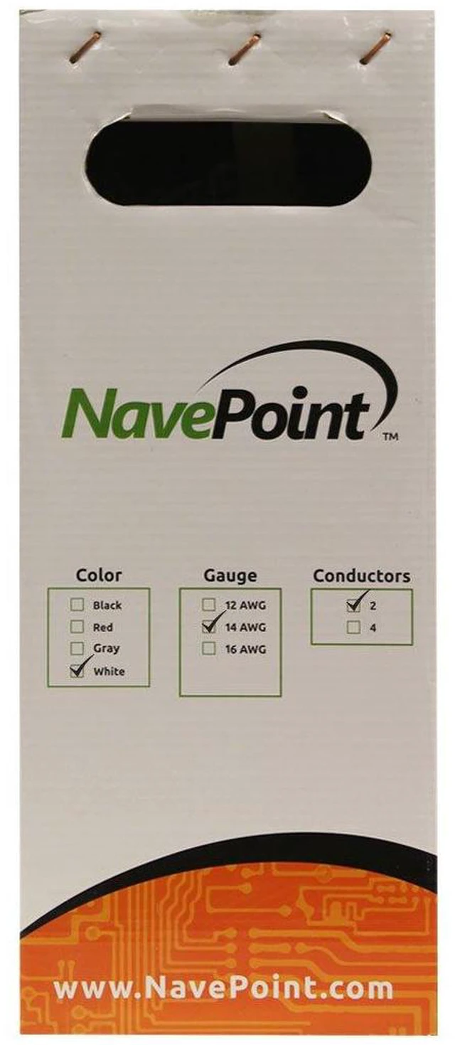 Alt view image 2 of 3 - 500ft in Wall Audio Speaker Cable Wire CL2 14/2 AWG Gauge 2 Conductor Bulk White