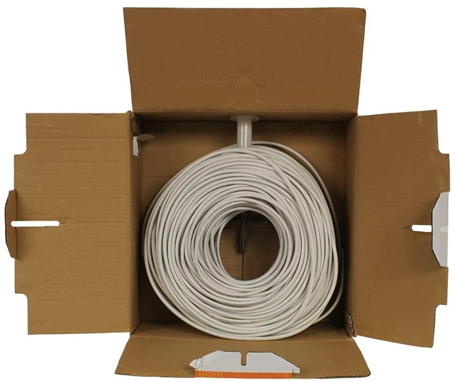 Alt view image 3 of 3 - 500ft in Wall Audio Speaker Cable Wire CL2 14/2 AWG Gauge 2 Conductor Bulk White