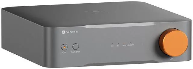 Main image of S3 HiFi Music Streamer DAC Preamp, AK4493SEQ DAC Wi-Fi 6 Bluetooth 5.3, Digital Transport with XLR Balanced/Optical/Sub Out/HDMI eARC, AirPlay 2 Spotify Connect Tidal, 5-Band EQ