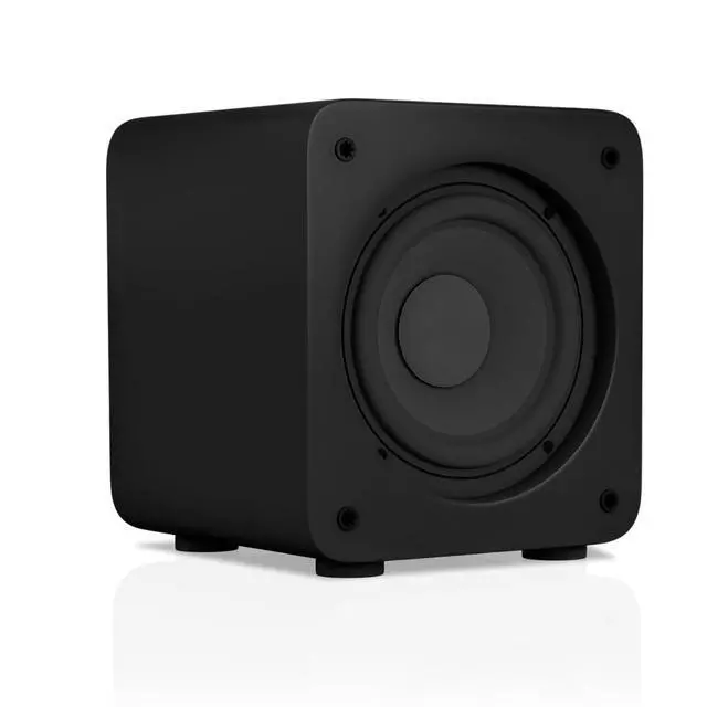 Alt view image 3 of 6 - S6 Mini Subwoofer Compact 210W Powered Bass Speaker | for Music, Movies, Gaming & Home Office Setups - Black