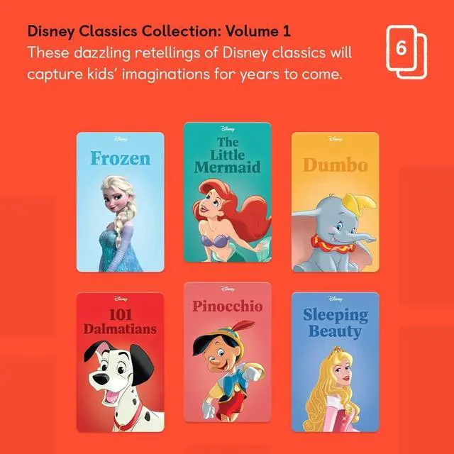 Alt view image 3 of 7 - Player (3rd Gen.) + Kids Disney Classics Bundle - Screen-Free, Ages 4+ | Kids audio player with Disney stories | story dream machine | screen-free storytelling toy | ok to wake clock | gift ages 4+