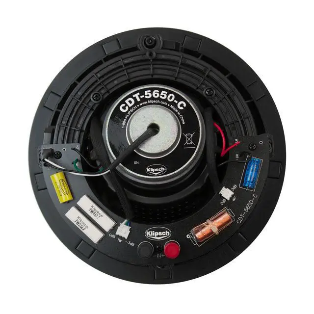 Alt view image 5 of 5 - CDT-5650-C II In-Ceiling Speaker - White (Each)