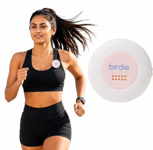Main image of The Original Personal Safety Alarm Disc for Bikes, Hikes, and Late Nights - Loud Siren, LED Light for Extra Visibility, Rechargeable, Handsfree, Lightweight, Water Resistant (Blossom)