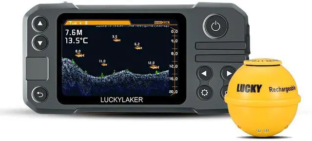 Main image of Kayak Portable Fish Finder Transducer Wireless Sonar Fish Finders Boat Rechargeable Handheld Fish Depth Finder Fishing MT-202