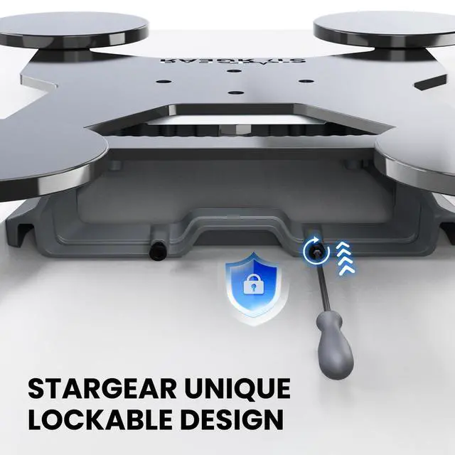 Alt view image 6 of 7 - Starlink Gen 3 Mount Mobility, Magnetic with 440lbs Heavy Duty Magnet Suction Bases, Lockable Magnetic Mount Kits for Standard 4/4X/V3 Satellite Dish, Aluminum Alloy, Not for Starlink Mini