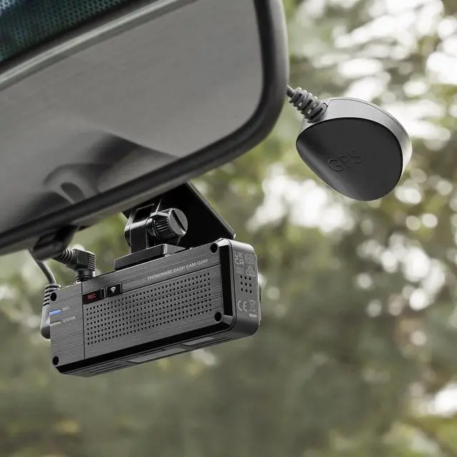 Alt view image 7 of 7 - Q200 Dash Cam 2K Front and Rear, Built-in GPS, Wi-Fi, ADAS, WDR | 32GB card and hardwiring cable included, speed and red light alerts, parking monitor, night vision, 256GB max