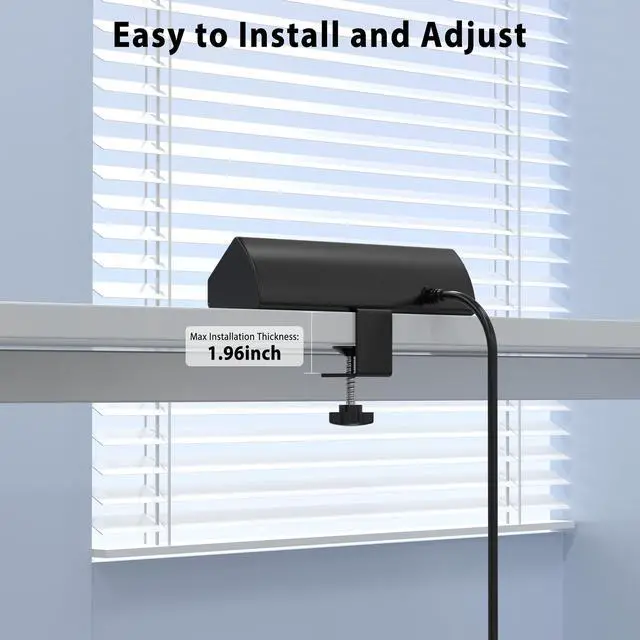 Alt view image 7 of 7 - Desk Clamp Power Strip,Edge Mount,4 USB C,65W,1200J,Black | 4 USB-C Ports,Fit 1.96'' Tabletop,1875W Extension Cord,ETL Listed,Outlet Extender Desk Organizer,Office,Gaming,Dorm