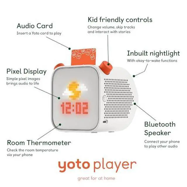 Alt view image 3 of 7 - Player (3rd Gen.) Kids Audio Player + Green Adventure Jacket, Ages 3+ | Kids screen-free audio speaker + frog soup protective silicone case | mp3 player for kids | ok to wake clock | nightlight