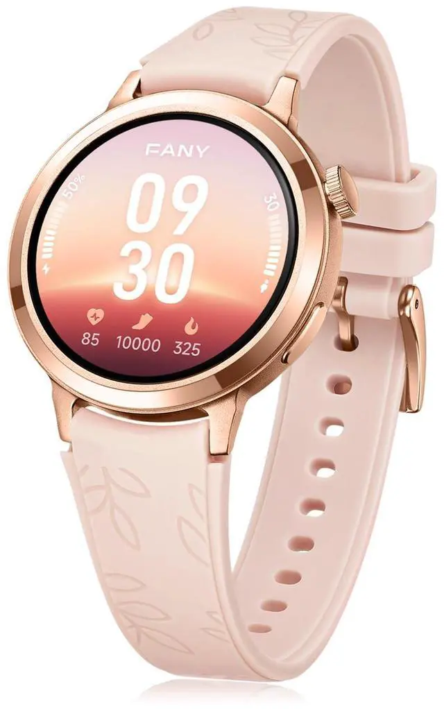 Main image of Luna Smart Watch for Women, 1.1" AMOLED Small Women's Smartwatch | 24/7 Activity Tracker, Heart Rate Monitor, Sleep Monitor, Message Notifications, Long Battery Life