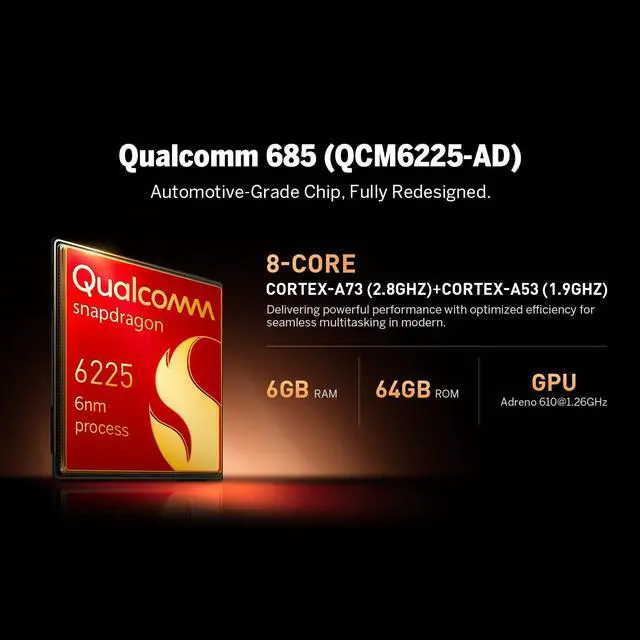 Alt view image 3 of 7 - 6+64GB GMSX6S2 Car Stereo for Chevy Silverado GMC 2014-2018 | QCM6225-AD octa-core processor Chevrolet wireless CarPlay Android Auto 10.1"QLED display Bluetooth 2015 Silverado