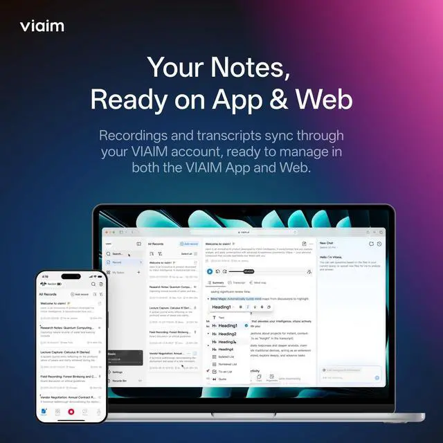 Alt view image 7 of 7 - RecDot AI Voice Recorder Earbuds, AI Note Taker for Meetings & Calls | Real-Time transcription & translation across 78 languages, 48 dB hybrid ANC, AI powered summaries with advanced LLM models