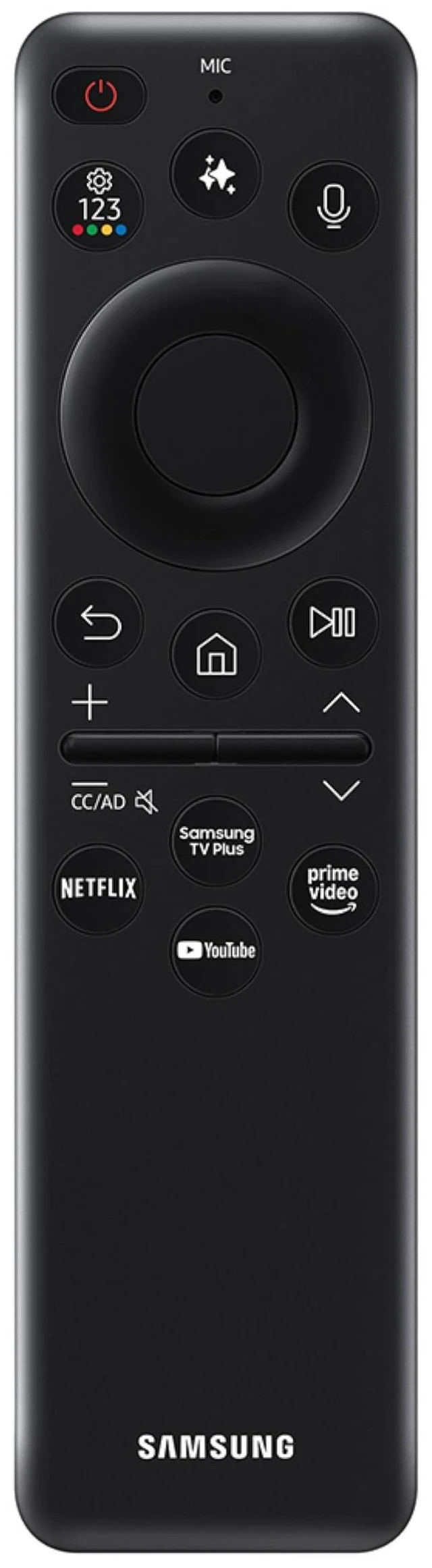 Main image of SolarCell Remote, Solar Powered, Self-Charging TV Remote Control, USB-C Rechargeable, Innovative Design, Made of Recycled Materials, 2025, VG-TM2560EN/ZA, Black