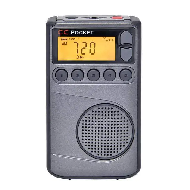 Alt view image 3 of 7 - C. Crane CC Pocket AM FM and NOAA Weather Radio with Clock and Sleep Timer