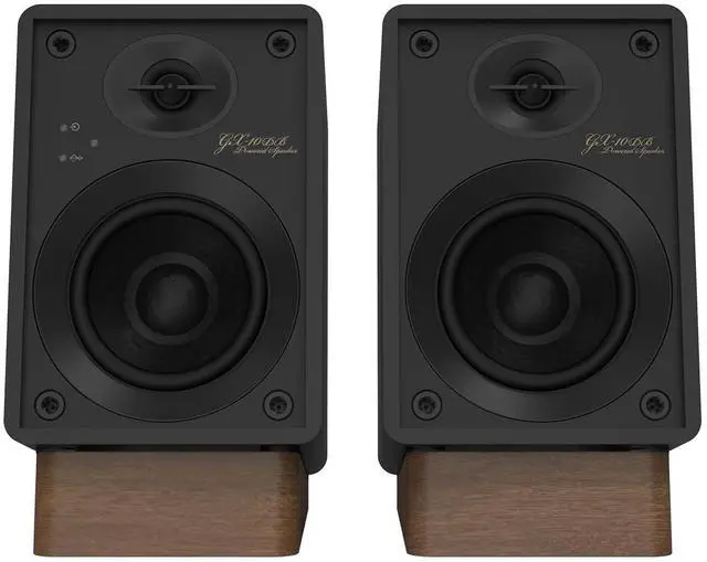Alt view image 6 of 7 - Creator Series GX-10DB Powered Speakers, Black - 3" woofer, USB/C, line/Phono, Optical Ports and Bluetooth 5.3 LE Audio connectivity