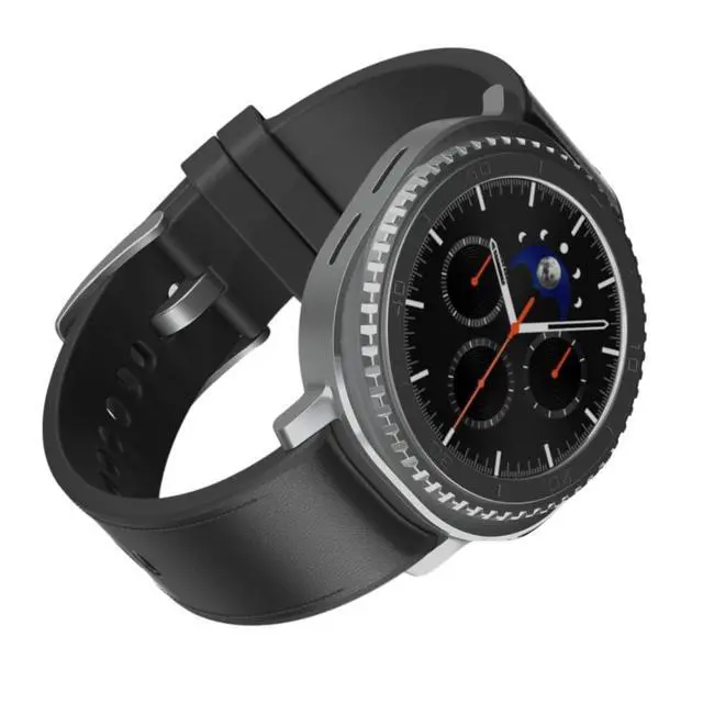 Alt view image 4 of 7 - Galaxy Watch 8 Classic | 46mm, Rotating Bezel | AI Smartwatch w/ 1.34" AMOLED, Wi-Fi, Bluetooth, GPS Fitness Tracker, IP68 | International Latin Model (No) L500 | w/Charger Cube