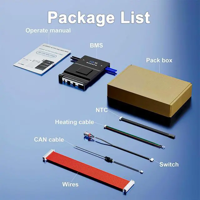 Alt view image 7 of 7 - JK-B2A20S20P-HC 8S-20S 200A BMS with 2A Active Balance, CAN & Heating | Real-time cell data, adjustable protection settings and fault visibility for mobile and stationary battery systems