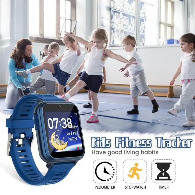 Alt view image 6 of 7 - Kids Smart Game Watch with 39 Games HD Touch Screen Video Camera Music Player Pedometer Flashlight Alarm Clock 12/24 hr, Gifts for 5-12 Year Olds Boys