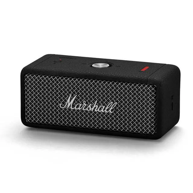 Alt view image 2 of 7 - Emberton II Portable Bluetooth Speaker - Rugged Waterproof/Dust-Proof Design | Loud Stereo Sound, Deep Bass | Compact and Wireless for Travel and Outdoors - Black and Steel
