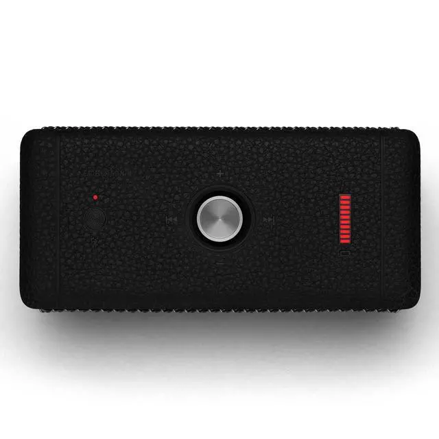 Alt view image 4 of 7 - Emberton II Portable Bluetooth Speaker - Rugged Waterproof/Dust-Proof Design | Loud Stereo Sound, Deep Bass | Compact and Wireless for Travel and Outdoors - Black and Steel