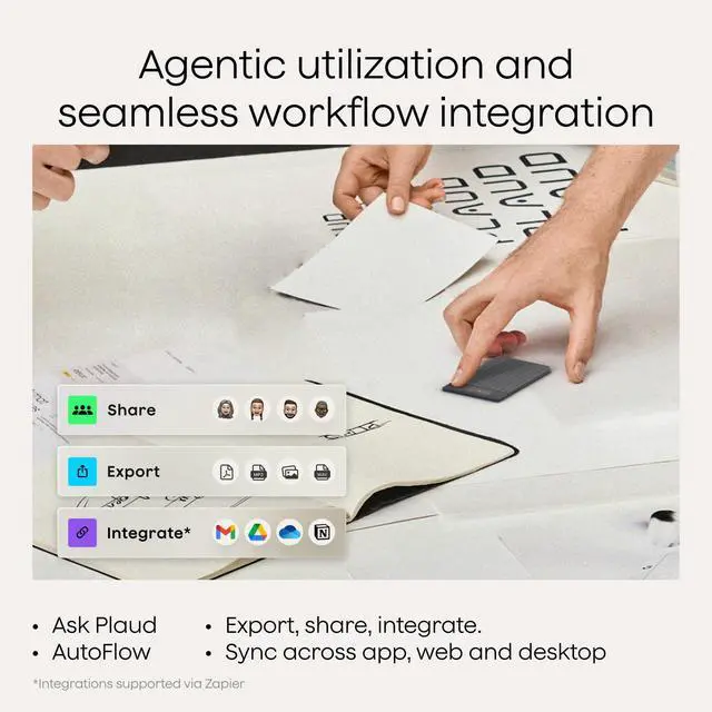 Alt view image 7 of 7 - Note Pro AI Voice Recorder Transcribe & Summarize for Meetings Calls | AI Note Taker for Professionals & Teams, Productivity, 112 Languages, Ultra-Slim, InstantView Display, Case Included, Black