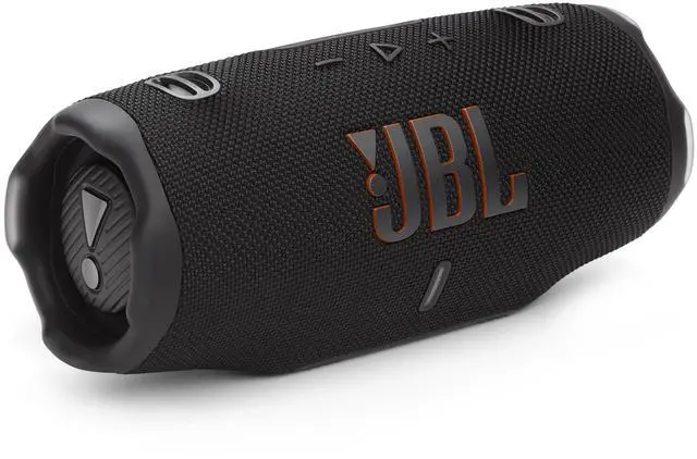 Main image of Charge 6 Portable Bluetooth Speaker, Waterproof, Drop-Proof - Black | Long Battery Life Up To 28 Hours, Quick Charging, Built-In Powerbank, Weatherproof For Outdoor, Poolside, And Shower Use