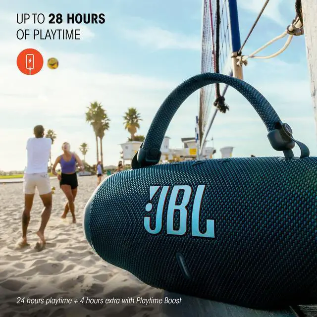 Alt view image 5 of 7 - Charge 6 Portable Bluetooth Speaker, Waterproof, Drop-Proof - Black | Long Battery Life Up To 28 Hours, Quick Charging, Built-In Powerbank, Weatherproof For Outdoor, Poolside, And Shower Use