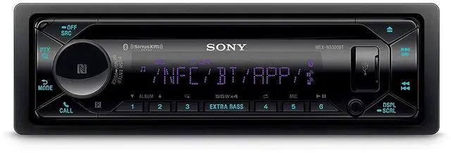 Main image of MEX-N5300BT Car Stereo Single Din Radio with Bluetooth, CD Player, USB/AUX