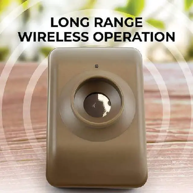 Alt view image 3 of 7 - Wireless Driveway Alarm DCMA-4K Plus 1-Mile Motion Sensor Kit | Motion Detector, DCMA-4k, One Mile Wireless Range Alarm System, DCMT-4000 Transmitter & RE-4k, Receiver-Use Outdoors