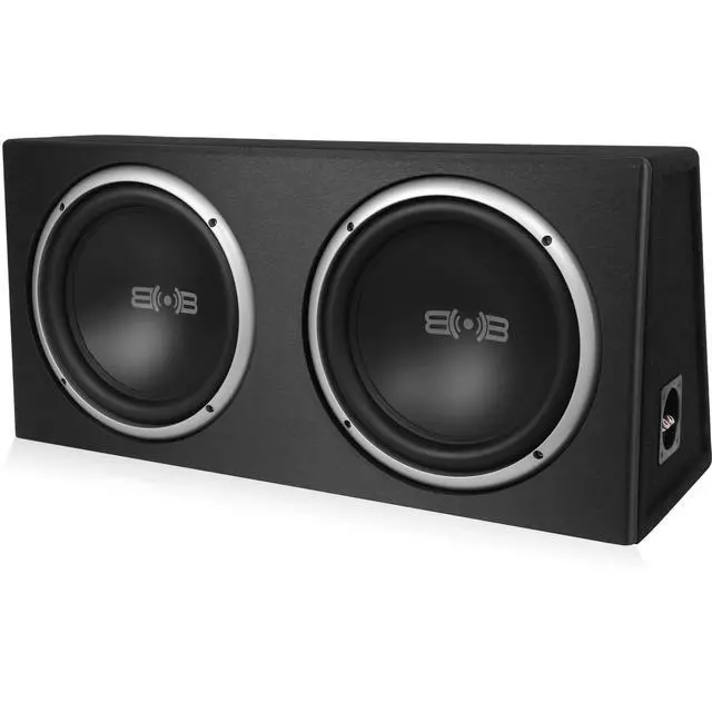 Alt view image 2 of 7 - BPKG212v2 1200W Dual 12" Car Subwoofer with Ported Enclosure, Monoblock Amplifier, Wiring Kit and Remote Bass Knob