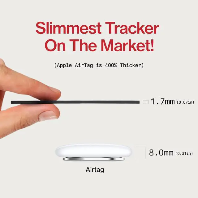 Alt view image 6 of 7 - KeySmart SmartCard Gen 3 Rechargeable Wallet Tracker for iPhone and Android | MFi-certified, Compatible with Apple Find My & Google Find, Waterproof, 11-month Rechargeable Battery, Slim Tracking Card