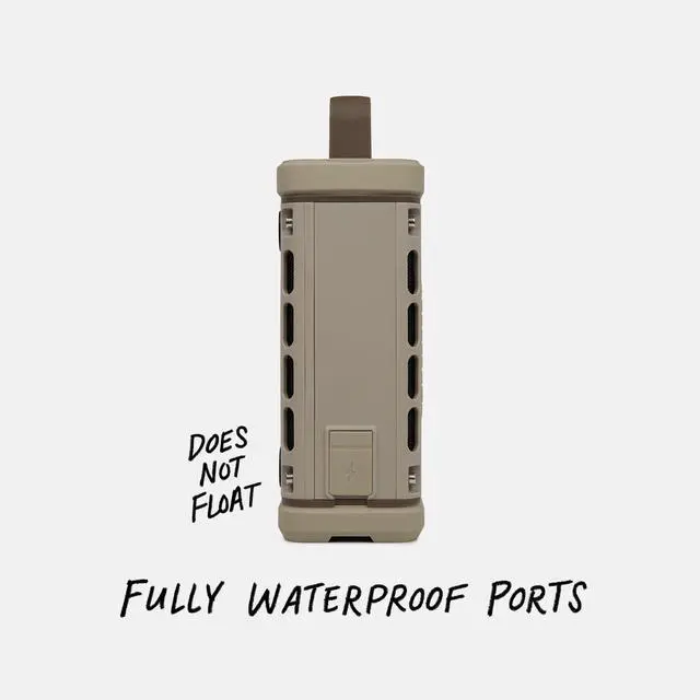 Alt view image 5 of 7 - Ranger, Ultra-Portable Bluetooth Speaker, Waterproof, Tan | Built For The Outdoors, Plays to 105dB, IP-67, 12hr+ Battery Life, Magnetic Mounts, Unlimited Pairing for Full Stereo, 2.4lbs