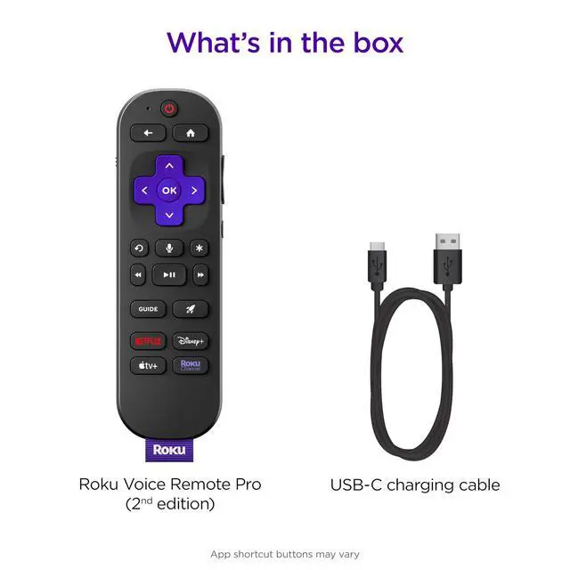 Alt view image 4 of 7 - Voice Remote Pro (2nd Ed.), TV Remote Control with Backlit Buttons | Hands-free Voice Controls, Rechargeable, & Lost Remote Finder - Replacement Compatible with All TV, Players & Audio