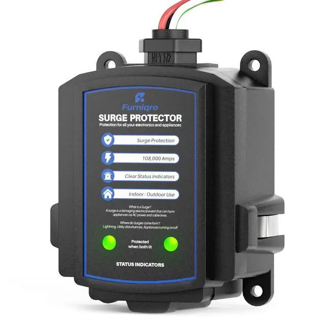 Main image of FHSPD108S Whole House Surge Protector for 108,000 Amps, Ultimate Surge Protection, Whole Home Surge Protector for Indoor/Outdoor Use, 120/240V