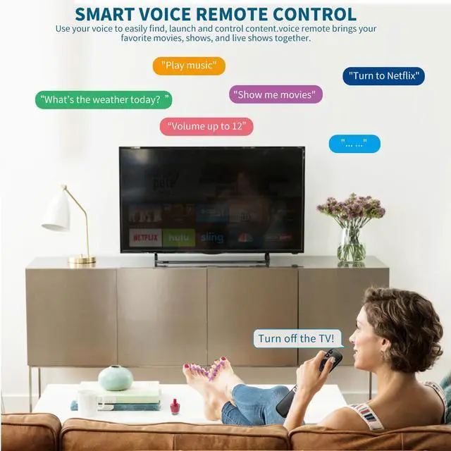 Alt view image 3 of 7 - Voice Remote Replacement for TCL Android Smart TVs,RC813 with Google Voice Function