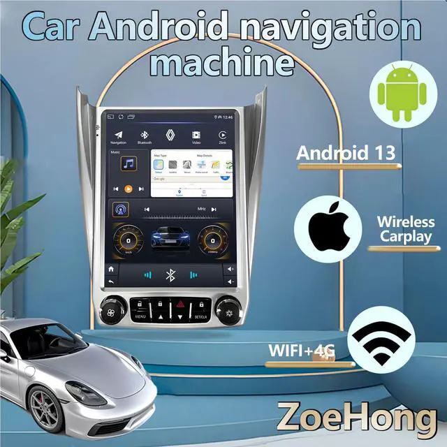 Alt view image 5 of 7 - Android 12 Car Stereo, 10.1-inch HD Touchscreen, WiFi GPS Navigation Radio Player with Backup Camera for Chevrolet Equinox, GMC Terrain 2012-2017 (2+32G with Lock)