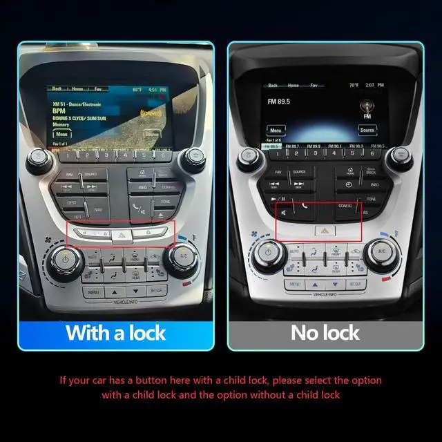 Alt view image 6 of 7 - Android 12 Car Stereo, 10.1-inch HD Touchscreen, WiFi GPS Navigation Radio Player with Backup Camera for Chevrolet Equinox, GMC Terrain 2012-2017 (2+32G with Lock)