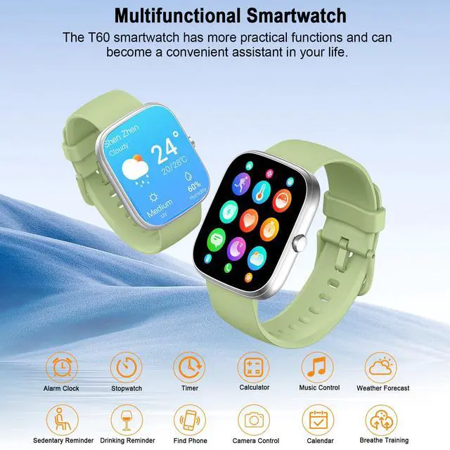 Alt view image 5 of 7 - Smart Watch for Men Women(Answer/Make Call), 2026 New1.91"HD Smartwatch with Heart Rate/Sleep Monitor/Pedometer/Calories Fitness Watch 110+ Sport Modes IP68 Waterproof Activity Tracker for Android iOS