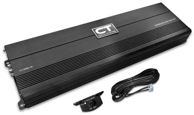 Main image of CT-2000.1D Compact Class D Car Audio Monoblock Amplifier, 2000 Watts RMS